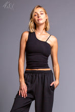 Load image into Gallery viewer, Montaigne One Shoulder Casual Form Tank Top for Women