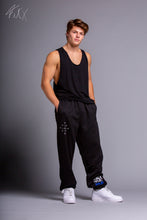 Load image into Gallery viewer, Oslo Must-have Unisex Tank Top in Black & Grey