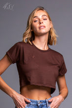 Load image into Gallery viewer, Helsinki Short Sleeve Fashionable Baby Tee 90's Inspired Crop Top for Men and Woman