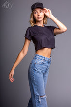 Load image into Gallery viewer, Helsinki Short Sleeve Fashionable Baby Tee 90's Inspired Crop Top for Men and Woman