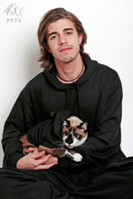 Load image into Gallery viewer, Geneva Pets Hoodie (Black & Grey) | Dog & Cats Clothing