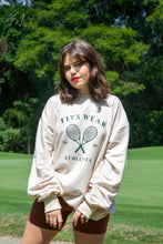 Load image into Gallery viewer, F1 - Long sleeve off white and cream color athletic sweatshirt for Men & Woman