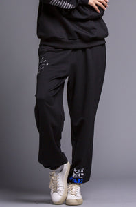 Kings Road Unisex Black Sweatpants